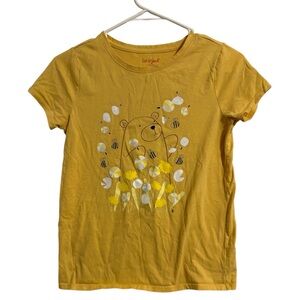 Cat & Jack Kids Yellow Bear Bumblebee Graphic Cute Design Cute T-Shirt